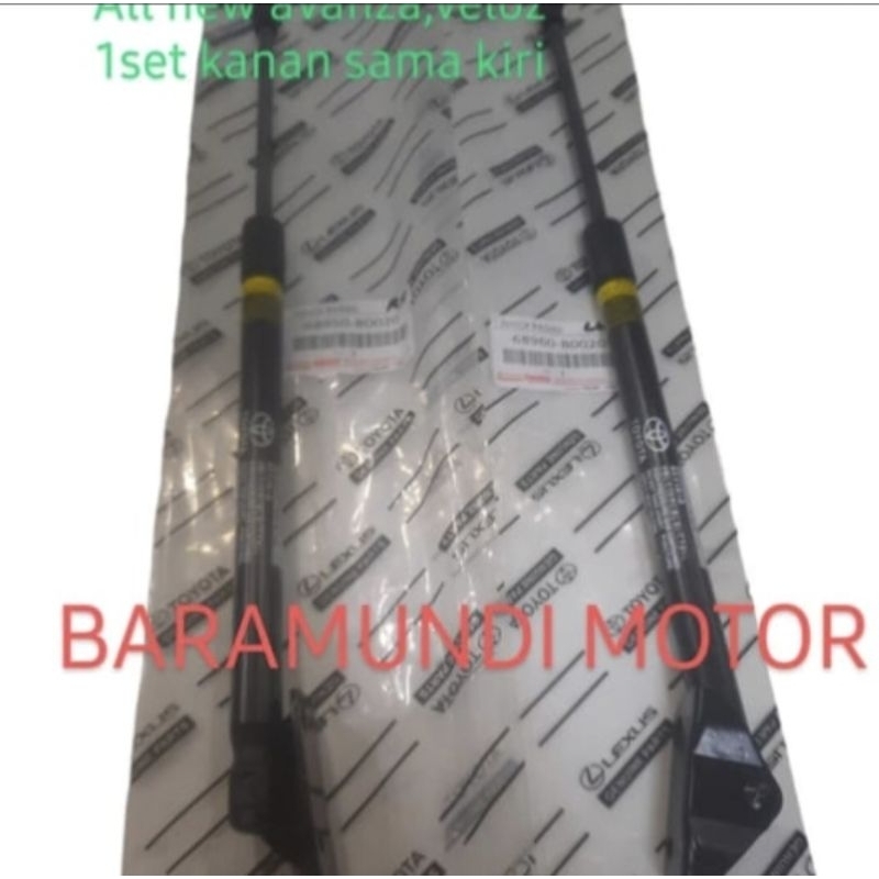 sokbreker bagasi belakang 1set kanan sama kiri. khusus buat mobil all New Avanza,veloz.qualitas: jap