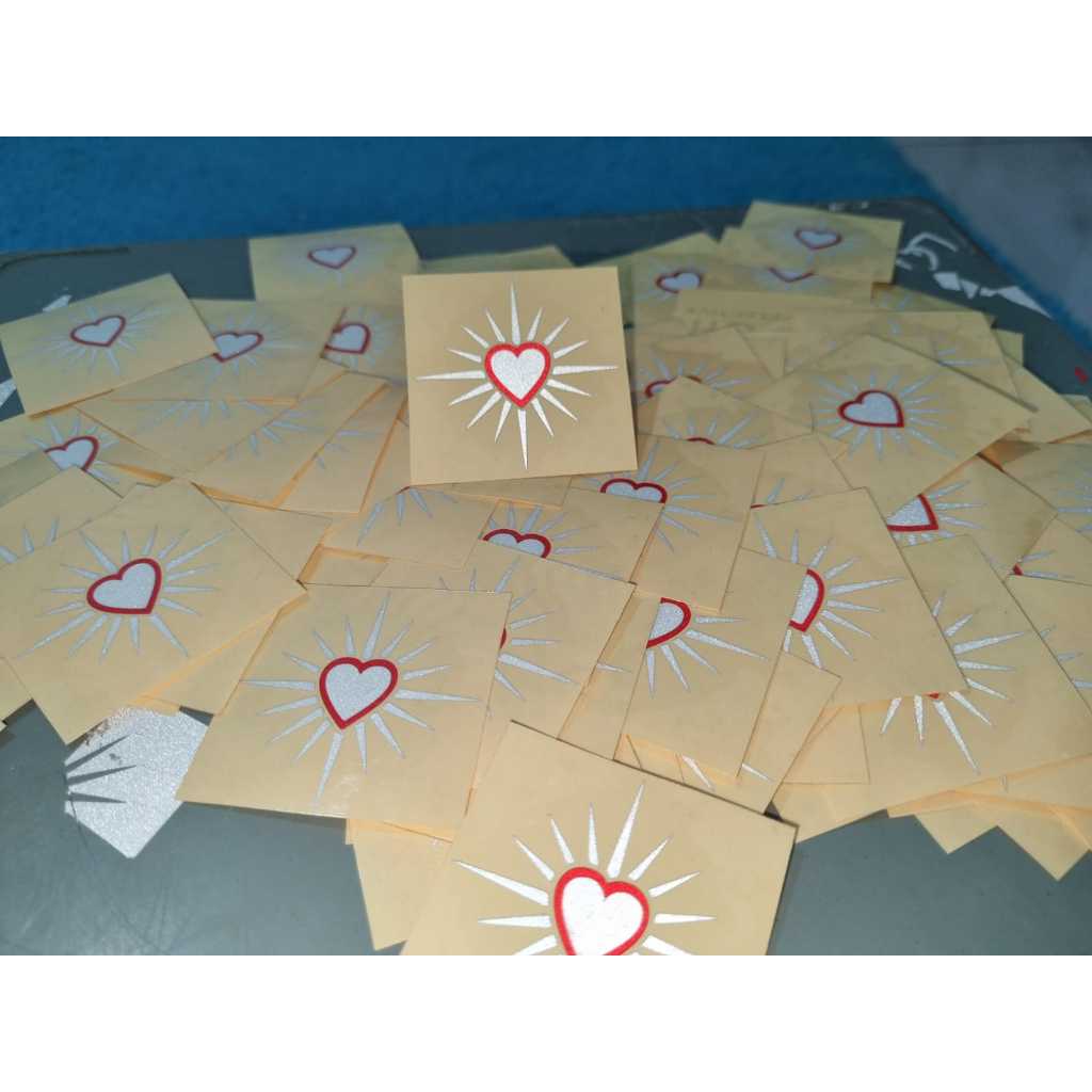 

Stiker psht hati bersinar / sticker hati bersinar PSHT stiker logo terate 5×5 cm terjangkau