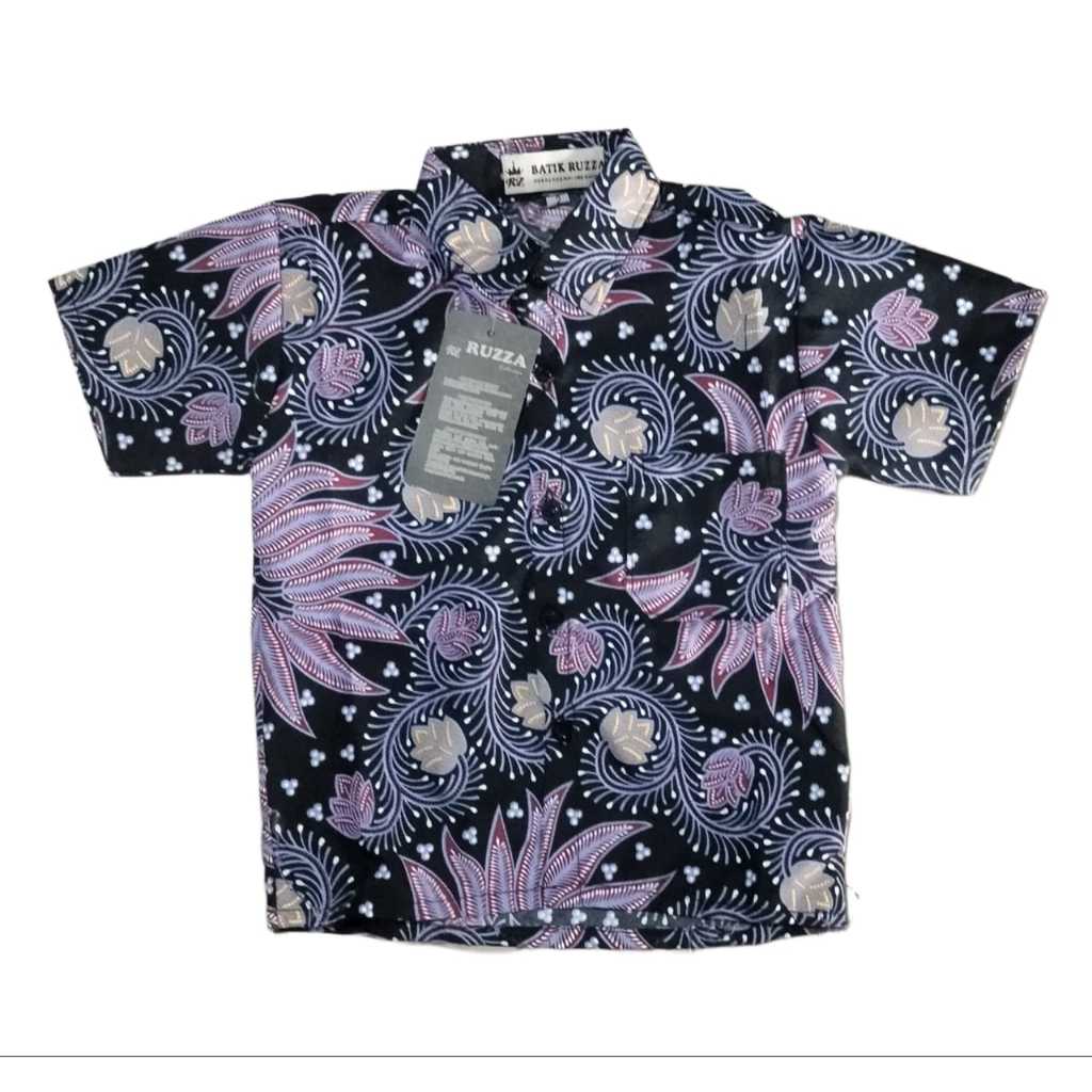 Baju Batik Anak Laki-Laki kemeja batik anak  1-10 tahun