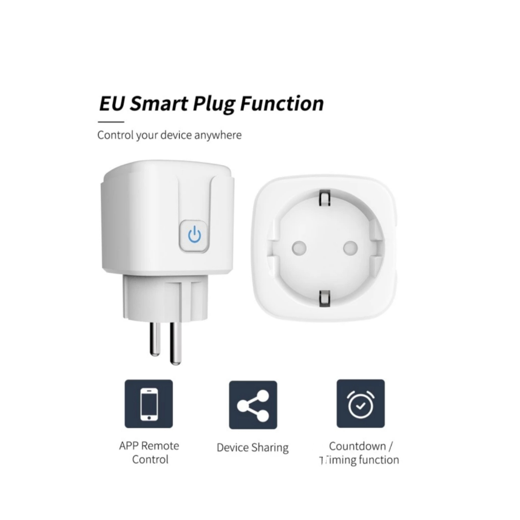 Wifi Smart Plug Socket 16A / Wifi Stop Kontak Colokan Smart Switch