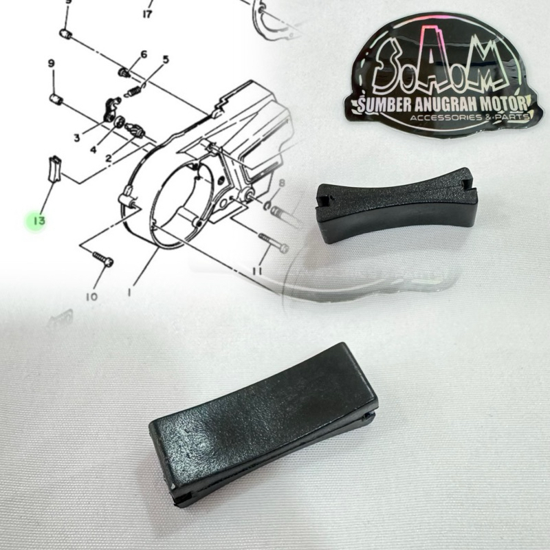 KARET SEKAT BAK MAGNET RXK RX KING LOKAL