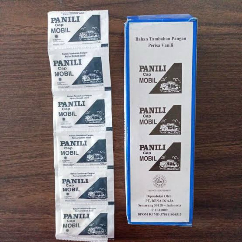 

Vanili bubuk sachet Panili Cap mobil