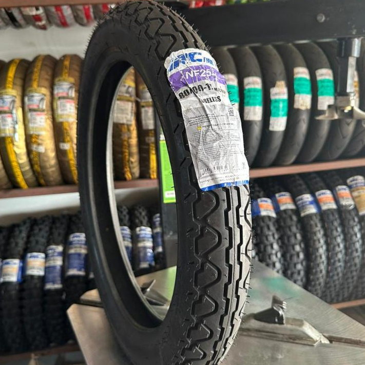 Ban luar IRC NR25 ukuran 80/100-17 tubeless
