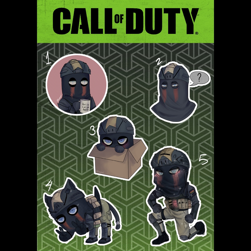 

sticker konig COD MW stiker call of duty