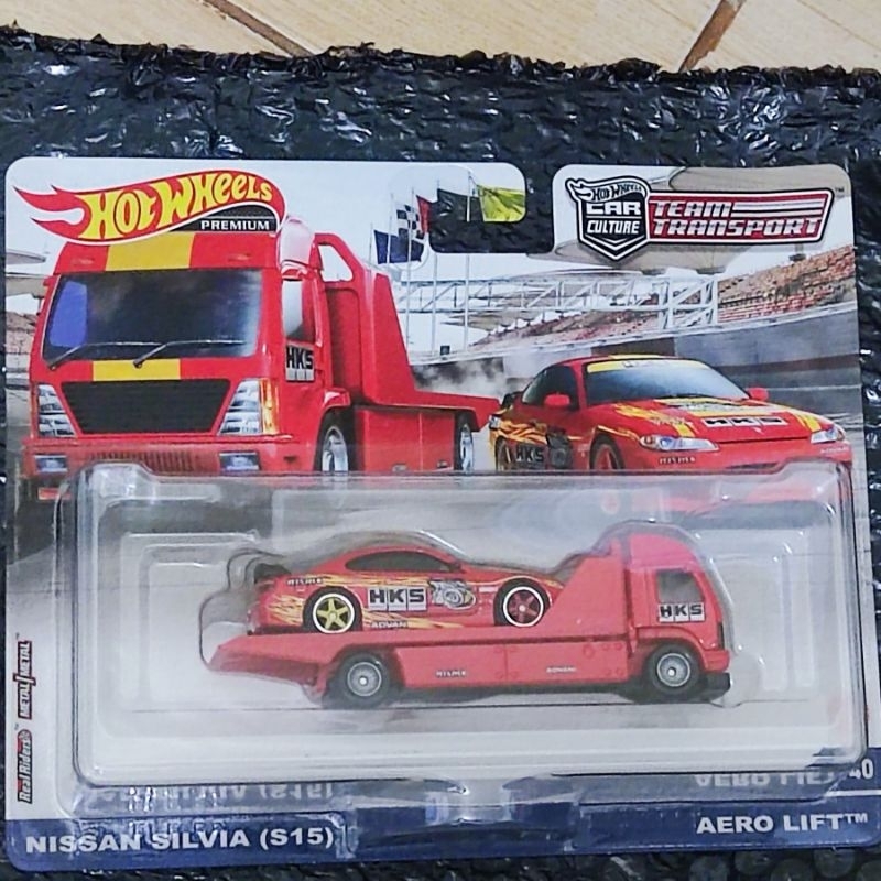 Hot Wheels Team Transport HKS Nissan Silvia S15