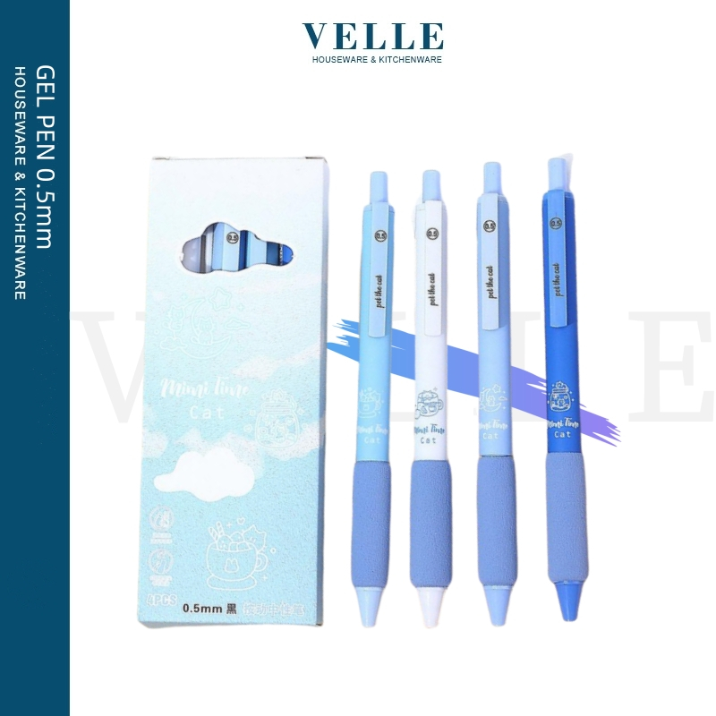 

VELLE Pulpen 0.5mm/Gel Pen/Pulpen Sekolah/Pulpen Genggam/Pulpen Catatan