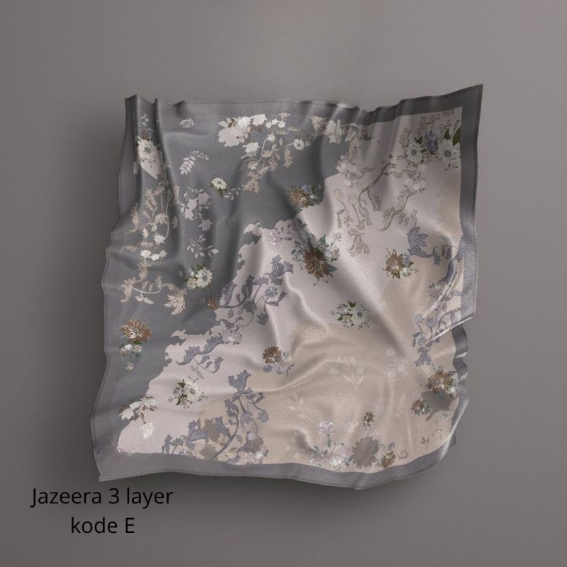 JAZEERA HIJAB - HIJAB VOAL MOTIF gradasi warna hijab