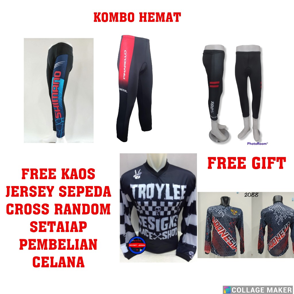 CELANA SEPEDA GOWES KETAT PADDING PANJANG-CELANA BALAP SEPEDA PADDING BIKE