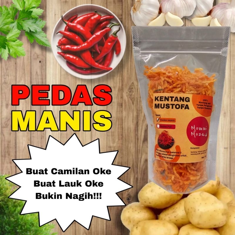 

Kentang Mustofa Pedas Manis 100gr