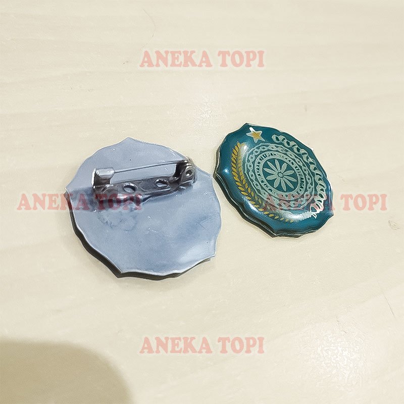 Pin Logo PKK Lencana Pin PKK Lencana Bros Badge Logo PKK - Aneka Topi