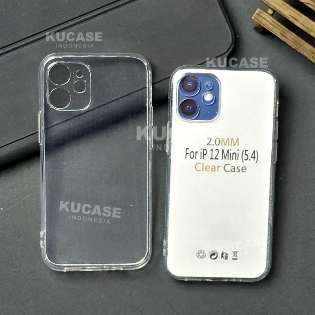 iPhone 12 iPhone 12 Mini iPhone 12 Pro iPhone 12 Pro Max Clear Case 2.0mm Softcase Bening Transparan