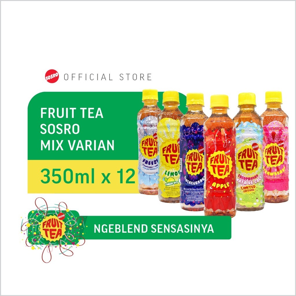 

Fruit Tea Botol 350 ml 1 Pack 12 Pcs