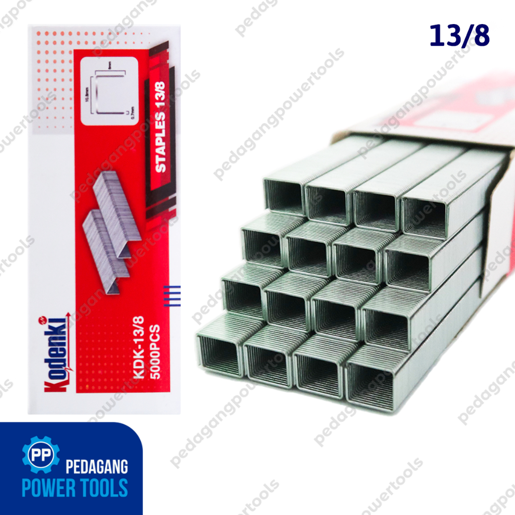 

KODENKI 13/8 Isi Ulang Staples Tembak 8 mm Refill Staple Gun Tacker U