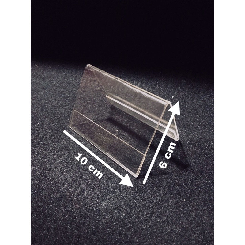 

nomer meja akrilik 6cm x 10cm model segitiga 2 sisi