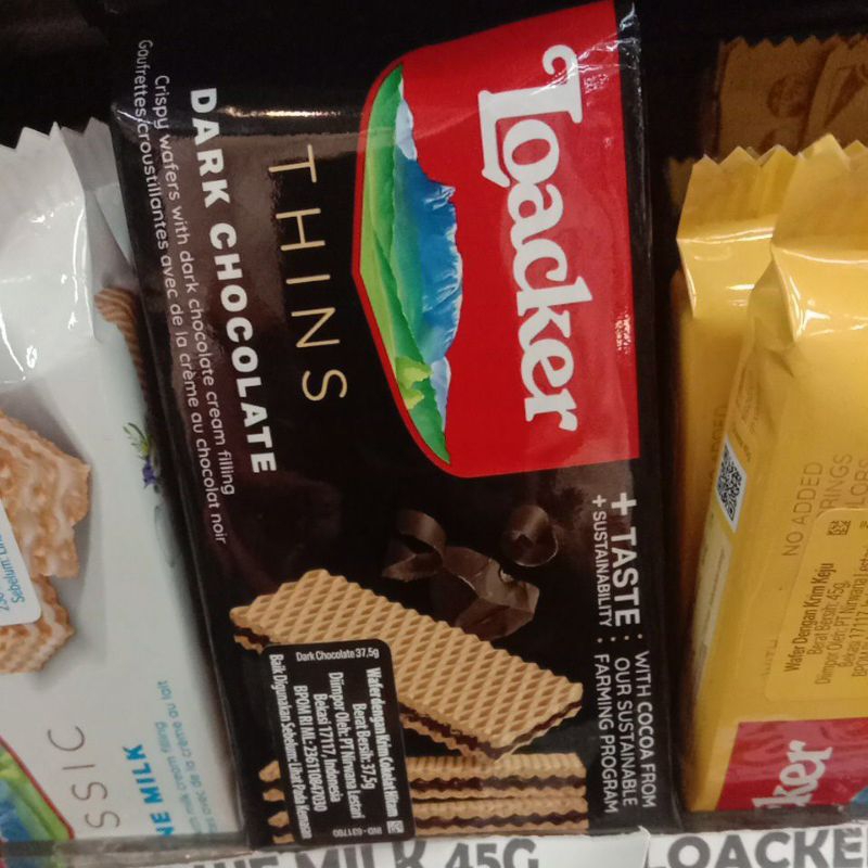 

LOACKER DARK CHOCOLATE 37,5 GR