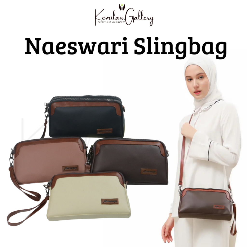 Clutch Wanita Naeswari SlingBag Original Moonzaya