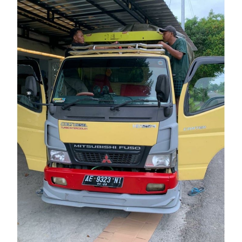 Spoiler/tambahan truk mitsubishi canter