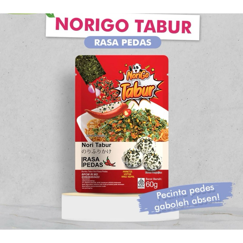 

Nori Tabur Rumput Laut Panggang - Rasa Pedas 60gr