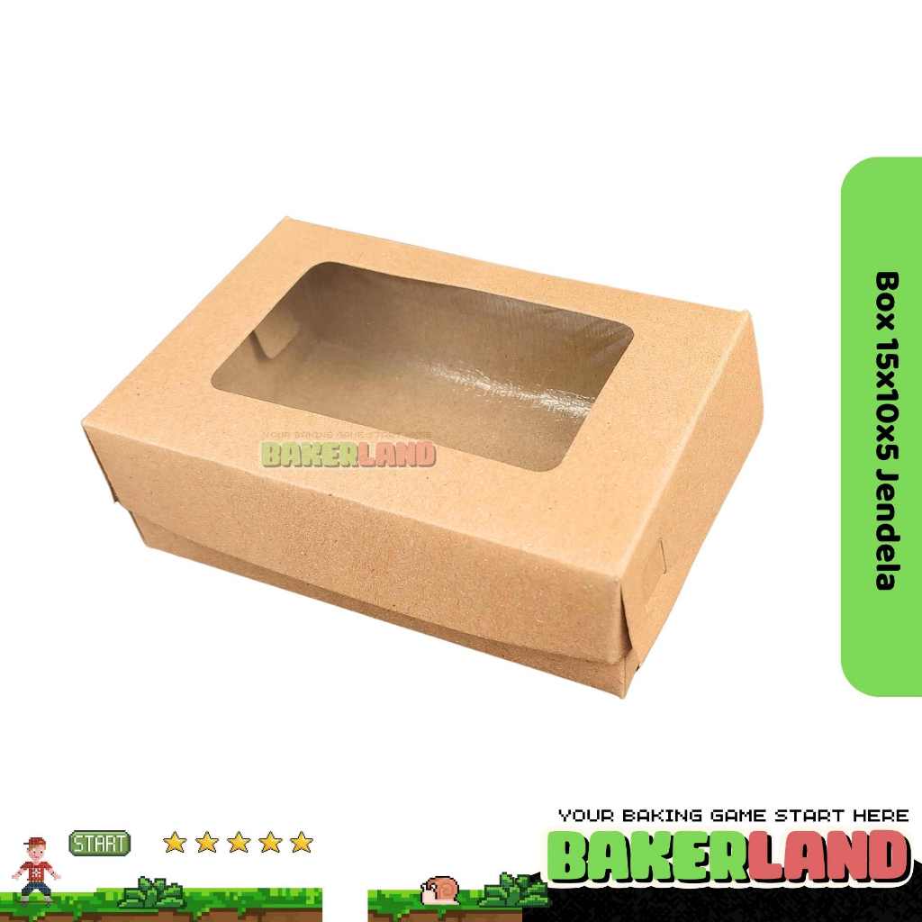 

Dus 15x10x5 / Dus Brownies Box 15x10x5 / Kemasan Brownies Box 15x10x5 / Box Brownies Jendela Kemasan Brownies Dus kue