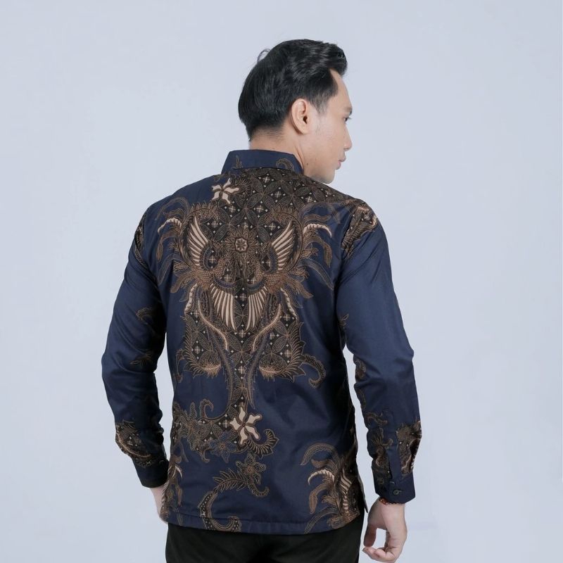 NEW KEMEJA BATIK PRIA SLIMFIT PREMIUM BATIK CHRISR7 C-HR 1030