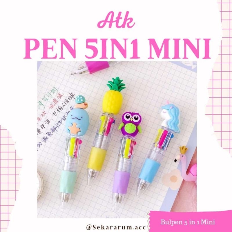 

Bulpen Mini 5 in 1 Karakter Kelinci