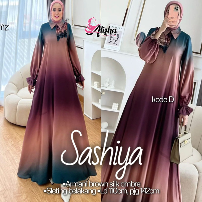Sashiya dress / gamis wanita hijab by ALISHA