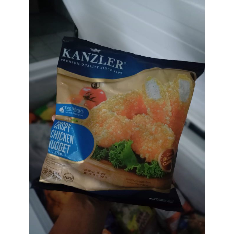 

KANZLER Kanzler Chicken Nugget Crispy Buble Crumbs 450gr 4D Frozen Food