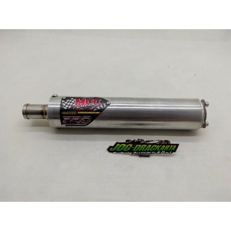 SLINCER SILINCER KNALPOT 2TAK MCC RACING MUFFLER SOLO ORIGINAL MCC RACING UNIVERSALL MOTOR 2TAK NINJ