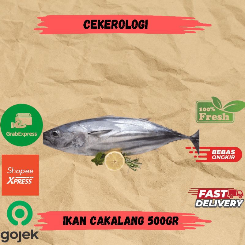 

Ikan Cakalang 500gr / Ikan Cakalang / Ikan Cakalang Fresh Berkualitas / JABODETABEK / Ikan Segar / Ikan