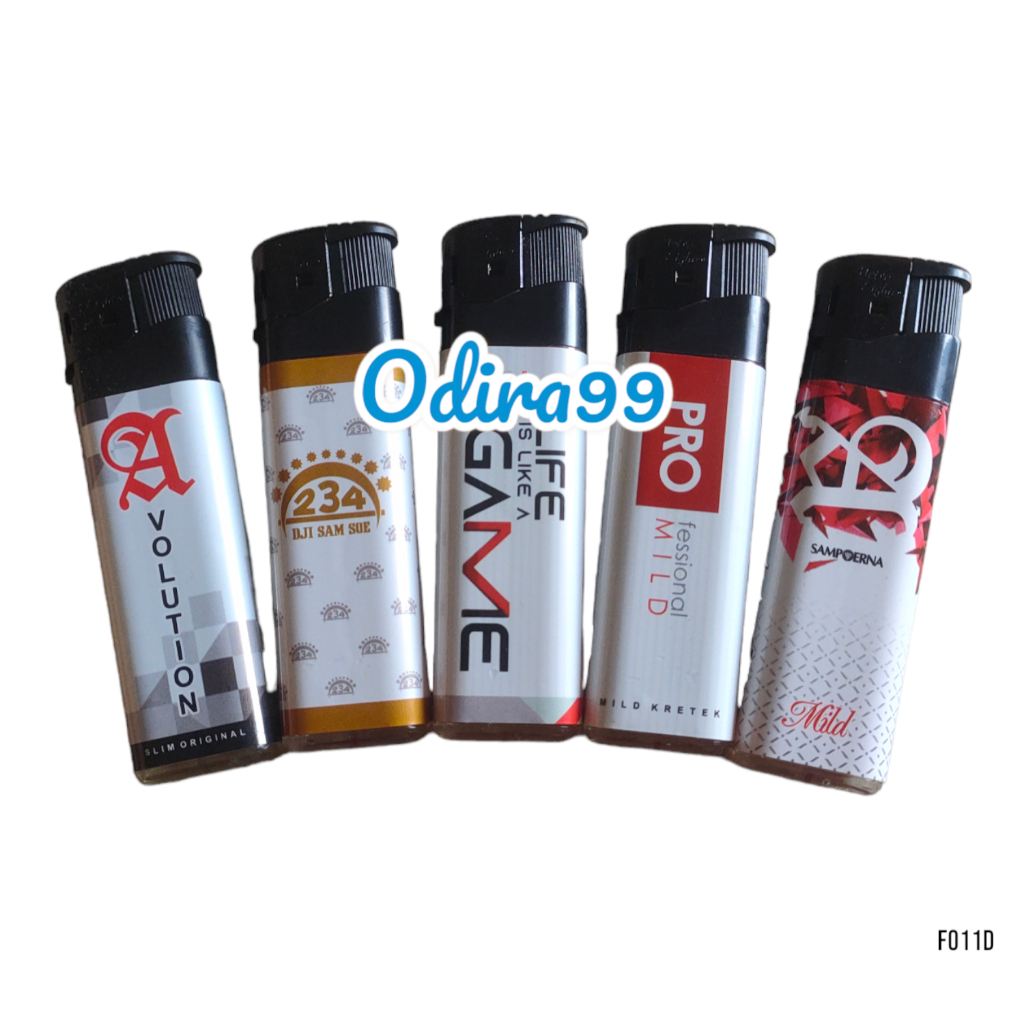 Metro Lighter F 011 D Korek Api Disposable Gas F011D Model Magnet rokok Putih Mancis Korek gas Murah