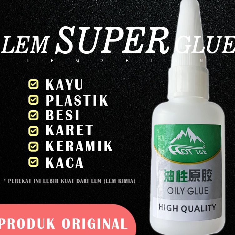 

Penjualan Spesial Lem Super Glue Serbaguna Cairan Super Perekat Kuat Lem Korea G Lem Sepatu Lem Setan