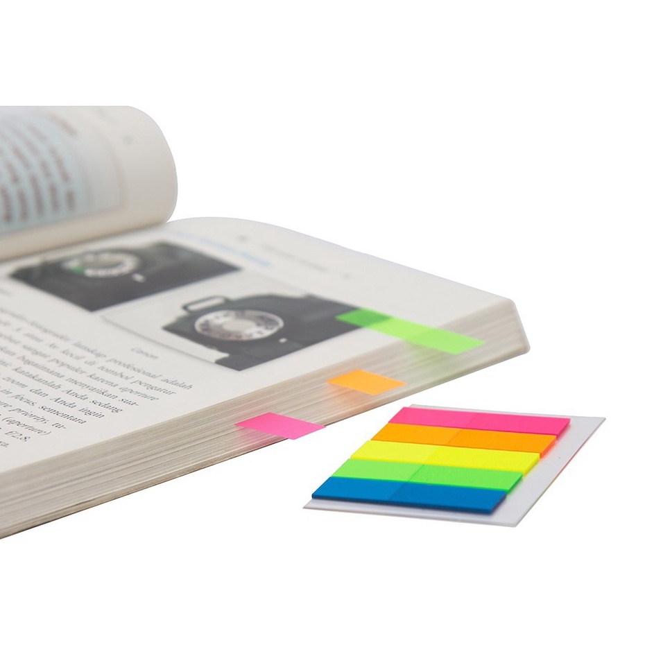 

Flash Update Bantex Flexi Note Label Pembatas Penanda Halaman 5 Warna Neon