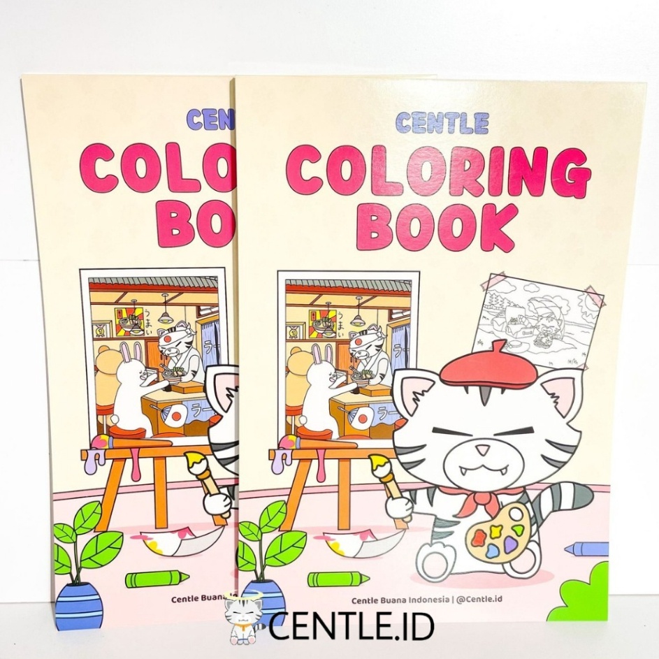 

Murah Terupdate CENTLEID BUKU GAMBAR KREATIFITAS ANAK COLORING BOOK A4 ALATALAT TULIS AESTHETIC