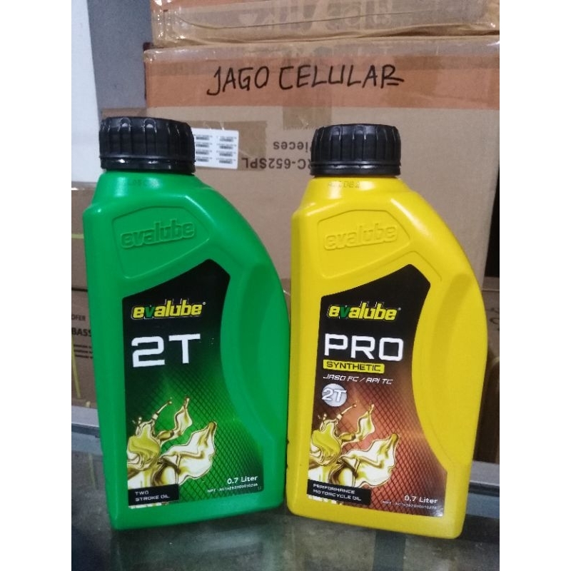 Oli Evalube 2T Evalube Pro 700ml Oli Samping