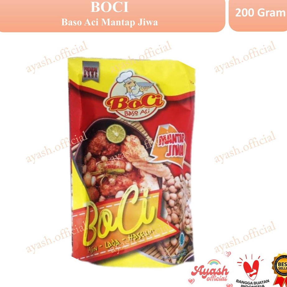 

Ready Stok BOCI Bakso Aci Mantap Jiwa Asli garut