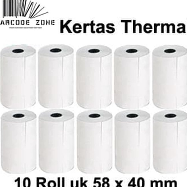 

Garansi Produk Kertas Struk Thermal Paper POS Mobile Printer EDC VSC 58x4mm 13