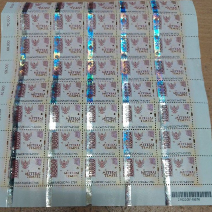

Super Trending Meterai Tempel 1 1 PCS Materai 1 Tempel