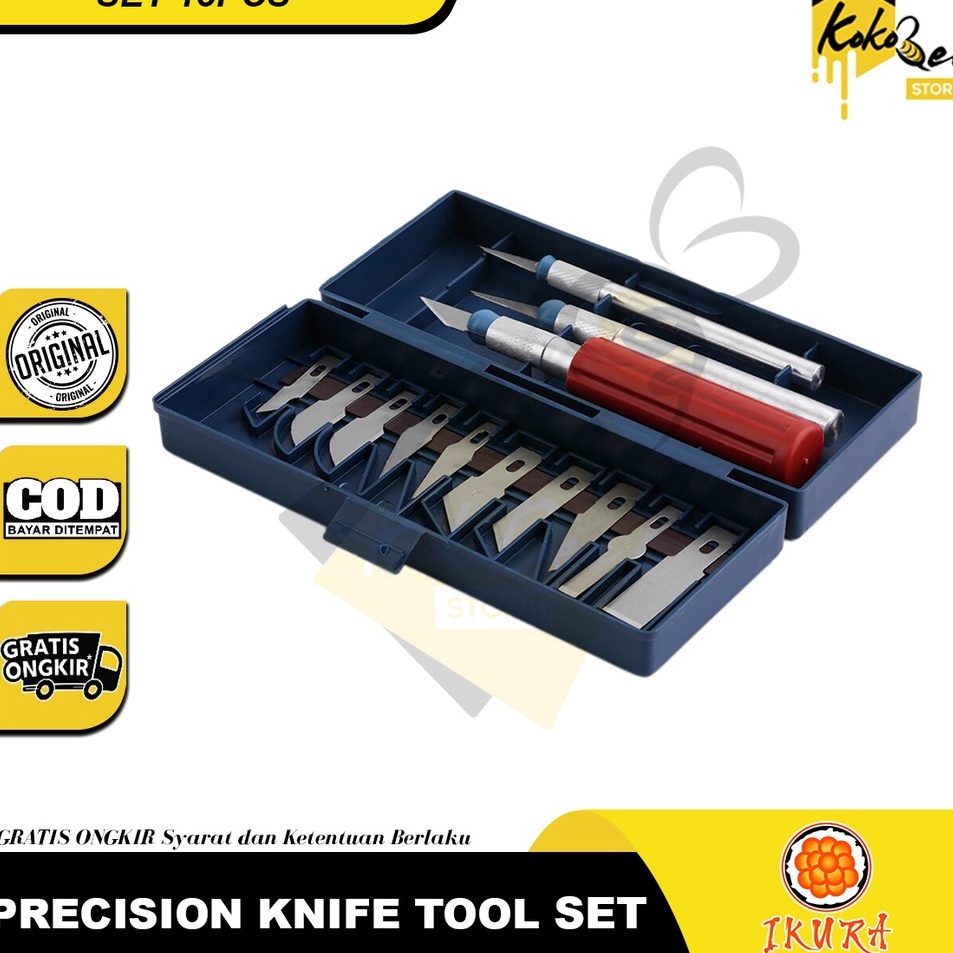 

Big Promote Pisau ukir pahat kayu set precision knife set Hobby knife set 13 pcs Pisau ukir grafir kulit buah bunga es dekorasi kerajinan tangan MURAH