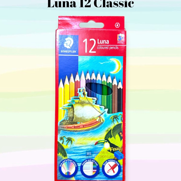 

Paling Berkualitas Pensil Warna Staedler Luna Panjang 12 Classic