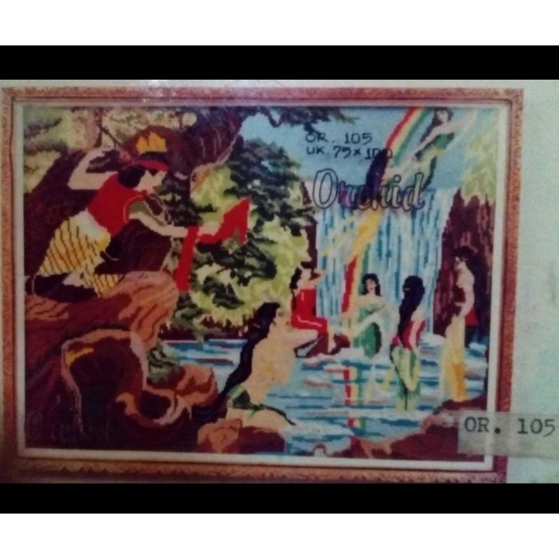 Kristik Orchid 105 Kruissteek Jaka Tarub Kristik Paket Lengkap