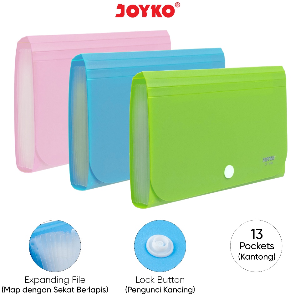 

Lebih Trend Expanding File Map Harmonika Joyko EF1218 Giro 13 Pocket