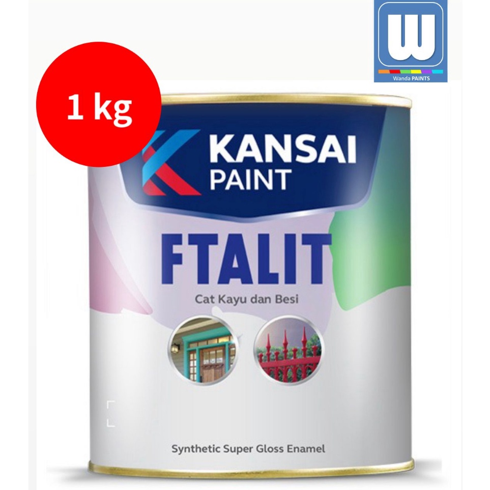 

Pasti Ada CAT FTALIT 1 KG WARNA DOFF SEMI GLOSS