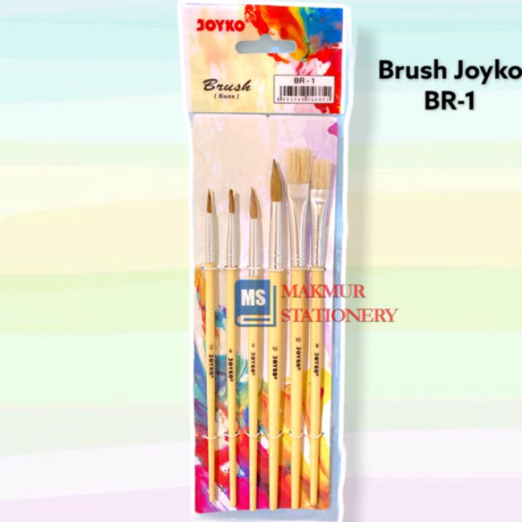 

Diskon Update Kuas Lukis Brush Kuas Cat Air Cat Minyak Acrylic BR1 Joyko