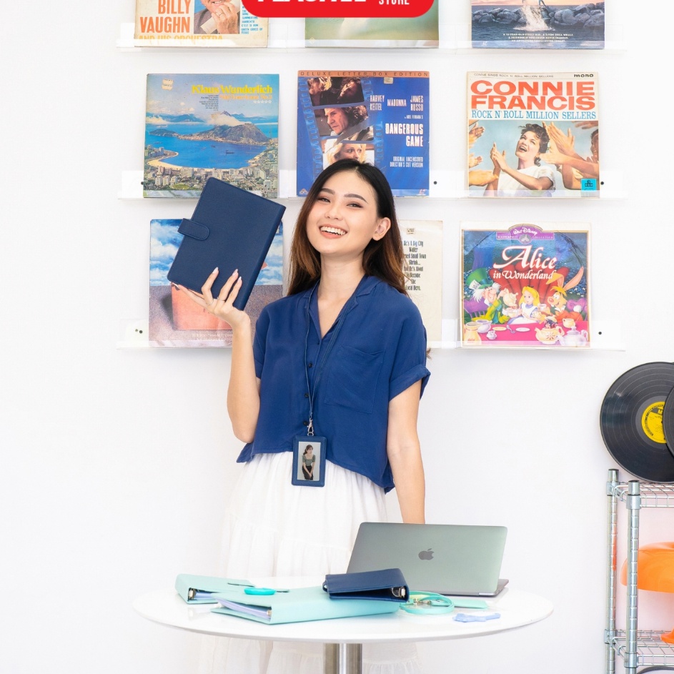 

Top Brand Flashee Binder Polos Warna Navy Ukuran B5 Ring 26 Eksklusif Organizer Berkualitas Termurah