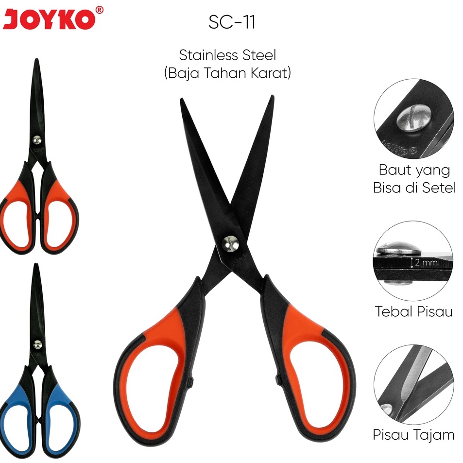 

Terpopuler Gunting Scissors Joyko SC11
