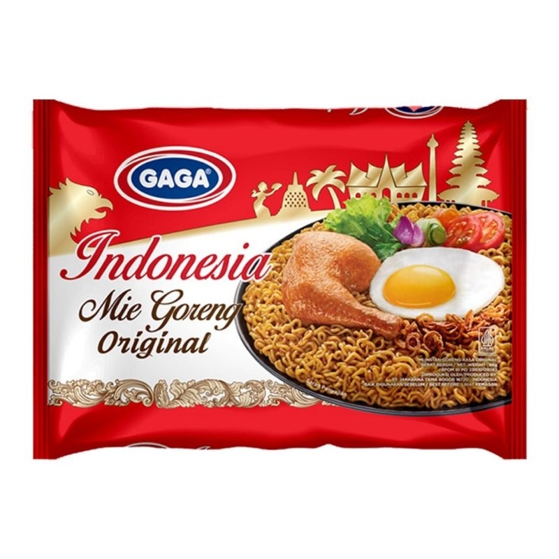 

Gaga Mie Goreng Instan Indonesia Rasa Original isi 88 gram