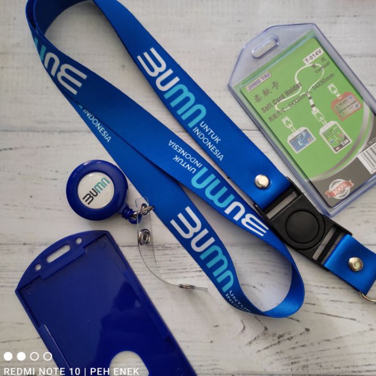 

Best Stock BUMN LANYARD ID CARD TALI ID BUMNPRINTING FULLREADY STOK