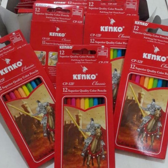 

Langsung Ambil Pensil Warna Kenko 12 Warna Panjang