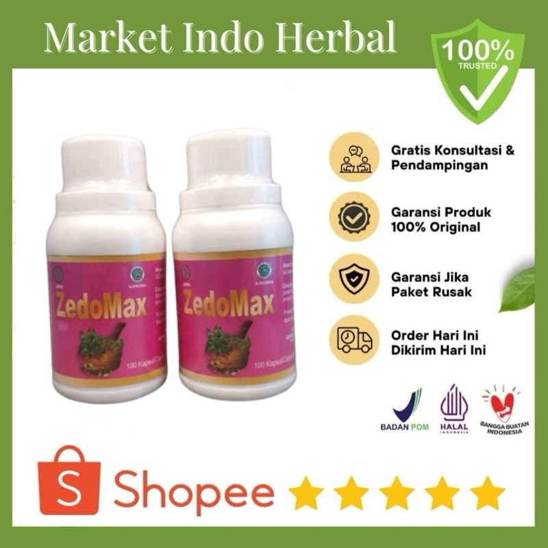 Zedomax Asli Obat Herbal Atasi Kanker Zedo Max Original