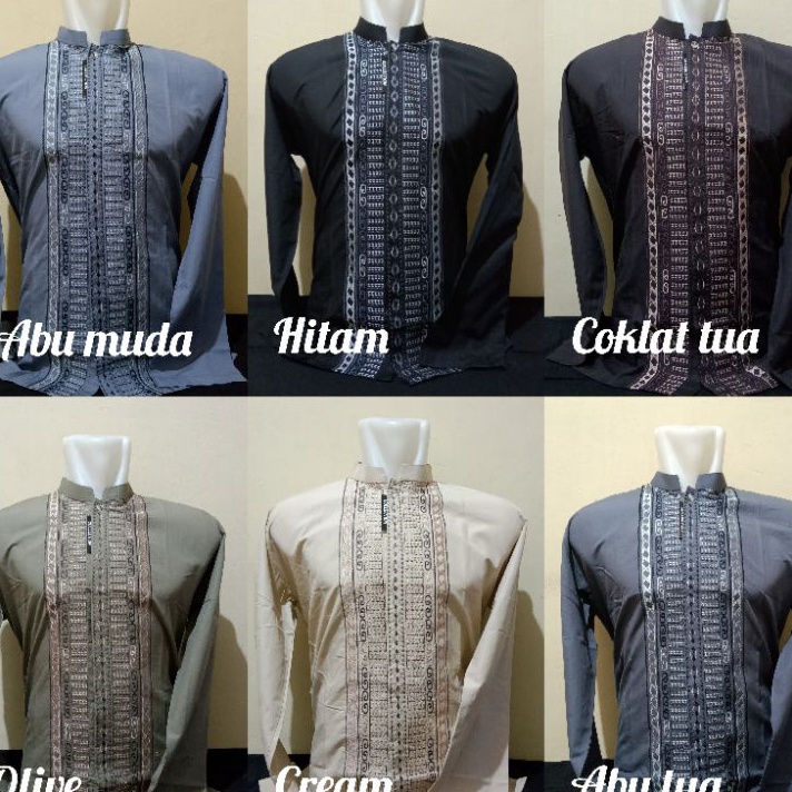 HOT BAJU KOKO PRIA DEWASA ERLITA PANJANG WARNA COD